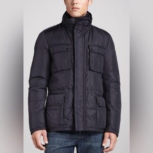 Men's Black Tommy Hilfiger Quilted Jacket